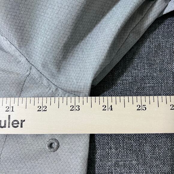 Herschel Jacket Men Medium‎ Gray Voyage Anorack Windbreaker Compact - Picture 6 of 14